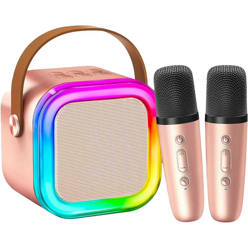 Kit karaoké 2 micros rechargeables + 1 baffe